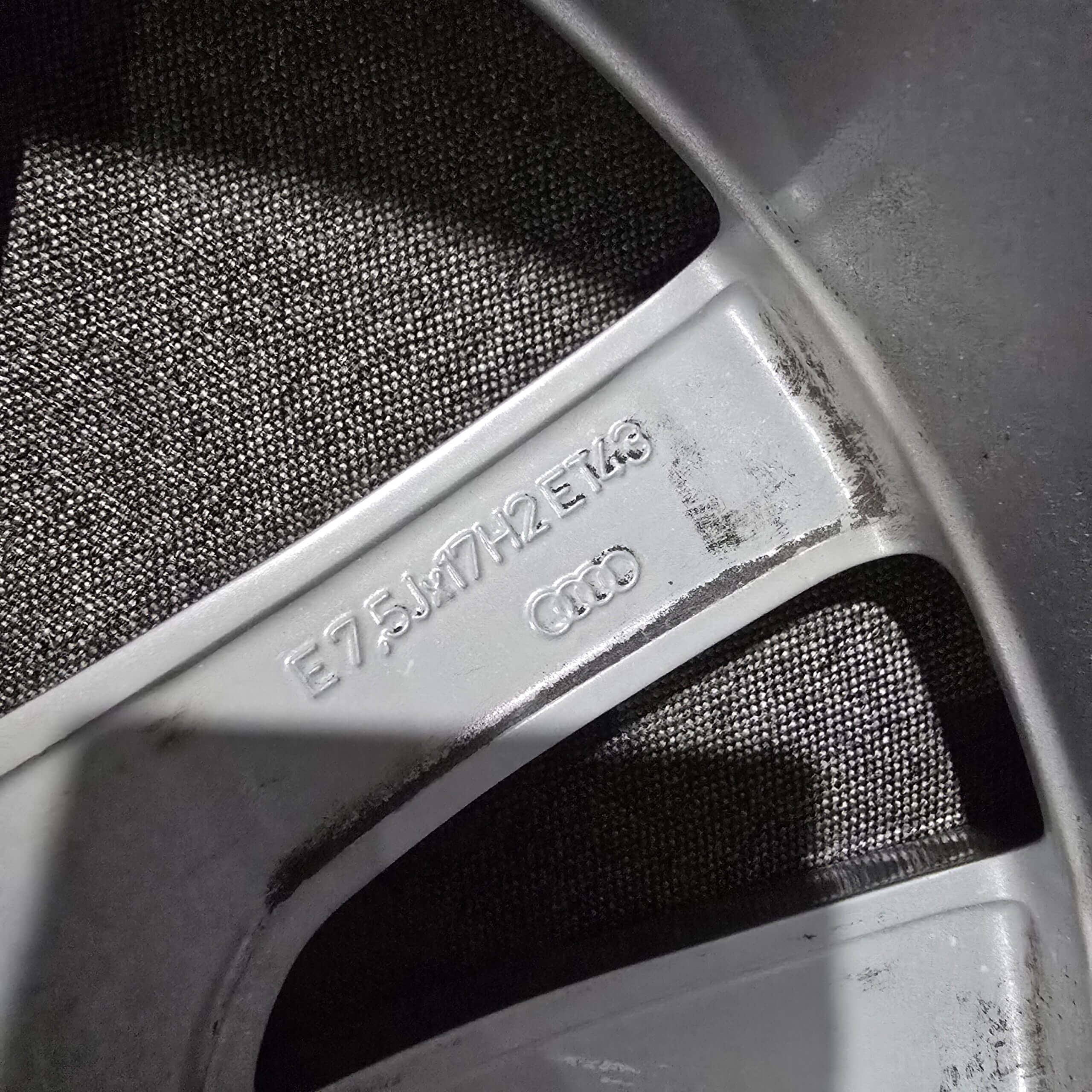 Refurbished Genuine Audi A3 8V 17" Alloy Wheels – 5 Twin Spoke, Silver Finish, Part Number 8V0 601 025 BF - Image 2